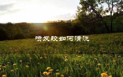 喷发胶如何清洗